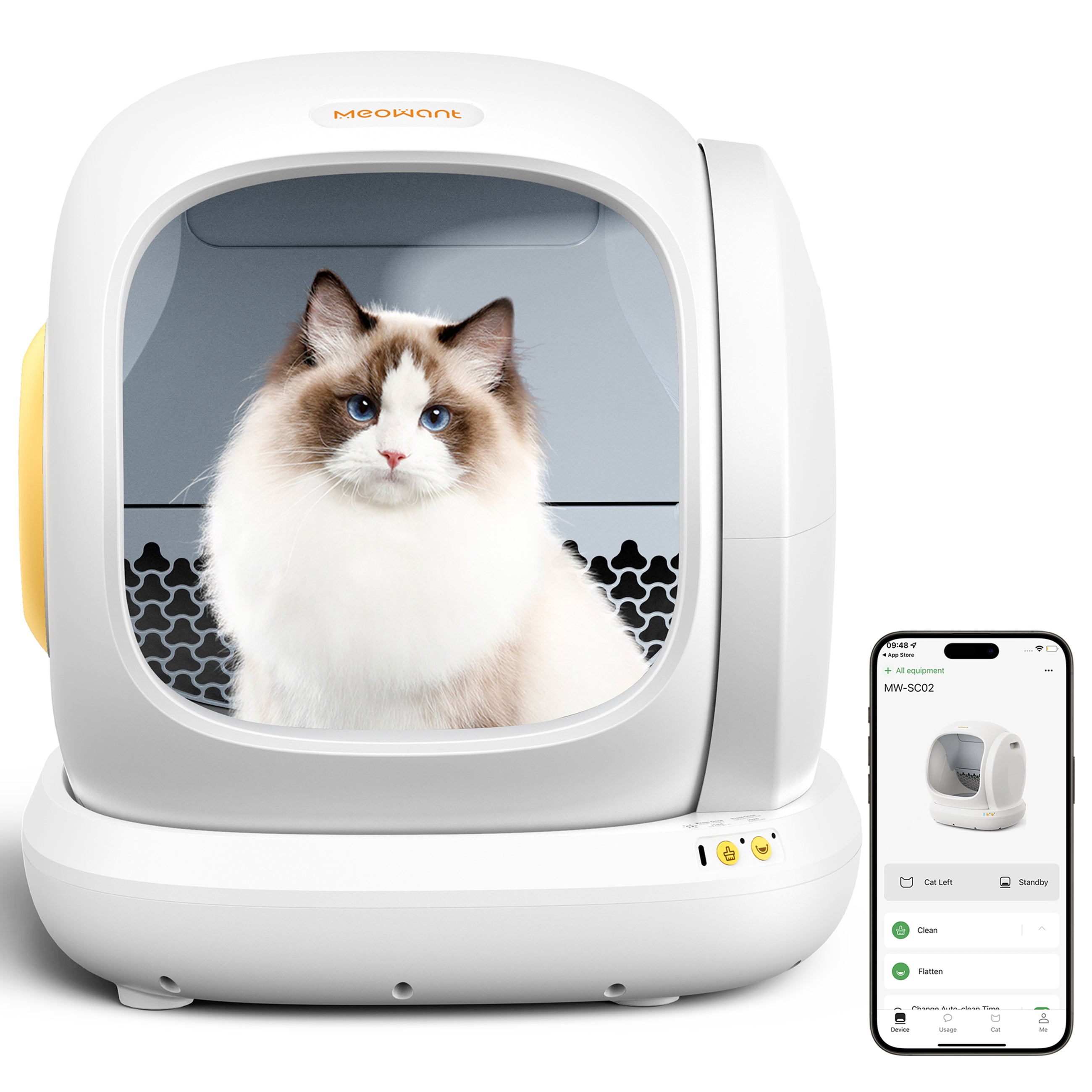 Self-Cleaning Cat Litter Box